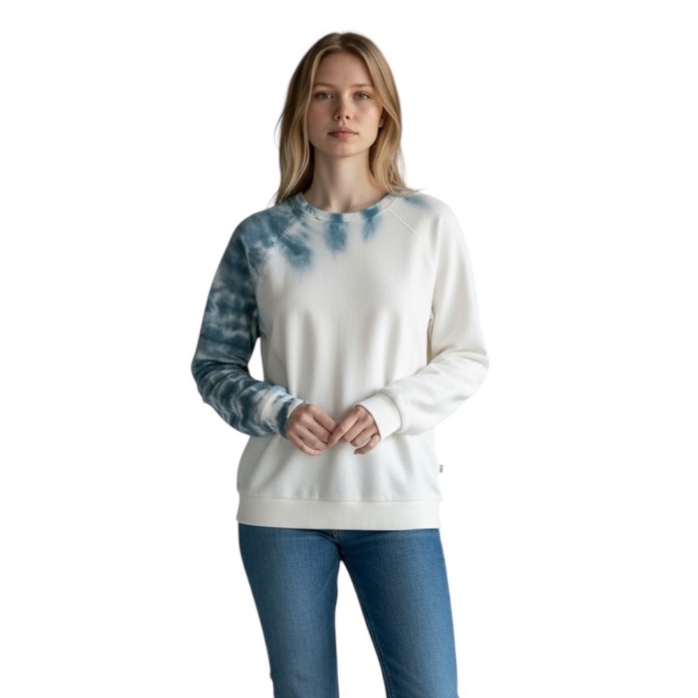 Feat Blanket Blend Tie Dye Casual Cozy Crewneck Sweatshirt